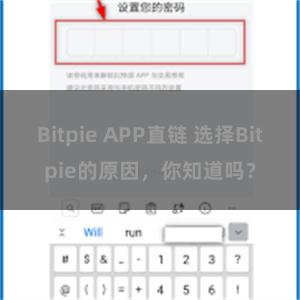 Bitpie APP直链 选择Bitpie的原因，你知道吗？