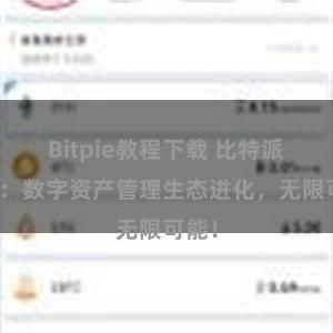 Bitpie教程下载 比特派钱包：数字资产管理生态进化，无限可能！