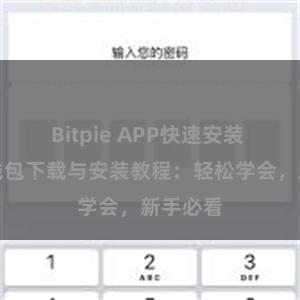 Bitpie APP快速安装 比特派钱包下载与安装教程：轻松学会，新手必看