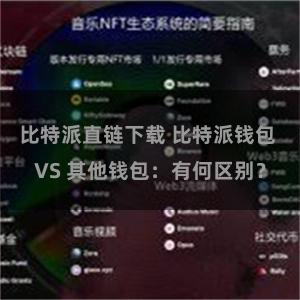 比特派直链下载 比特派钱包 VS 其他钱包：有何区别？