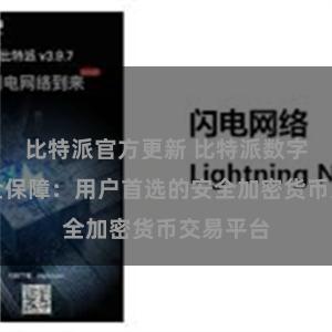 比特派官方更新 比特派数字资产安全保障：用户首选的安全加密货币交易平台