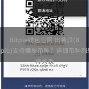 Bitpie钱包官网 比特派(Bitpie)支持哪些币种？详细币种列表