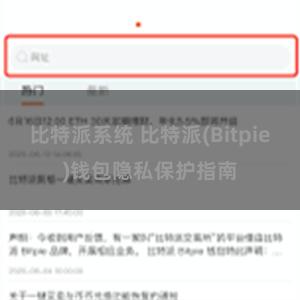 比特派系统 比特派(Bitpie)钱包隐私保护指南