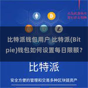 比特派钱包用户 比特派(Bitpie)钱包如何设置每日限额？