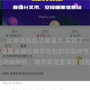 比特派钱包功能强大 实时了解市场行情，全面掌握比特派钱包的功能特性，助您实现更高效盈利管理。