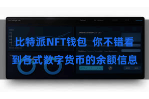 比特派NFT钱包  你不错看到各式数字货币的余额信息