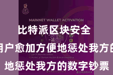 比特派区块安全  旨在让用户愈加方便地惩处我方的数字钞票
